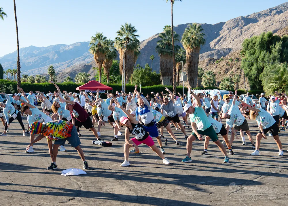 Pre-race stretch